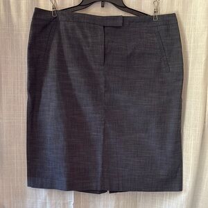 Charter Club Blue Knee-Length Pencil Skirt